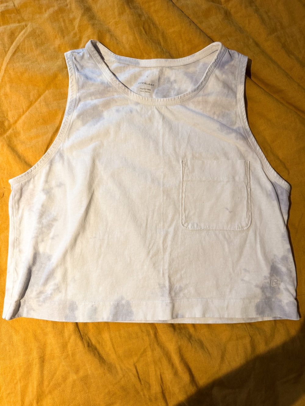Boxy Cropped Pocket Tank